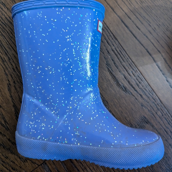 Hunter Kids purple Glitter Rain Boots - Picture 7 of 8